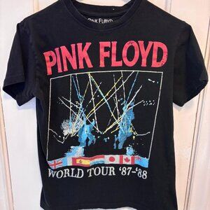 Pink Floyd 2020 Unisex T Shirt Sz Small World Tour 87'-88'